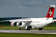 Swiss International Airlines BAe Systems BAe-146-RJ100 (HB-IYW) at  Manchester - International (Ringway), United Kingdom