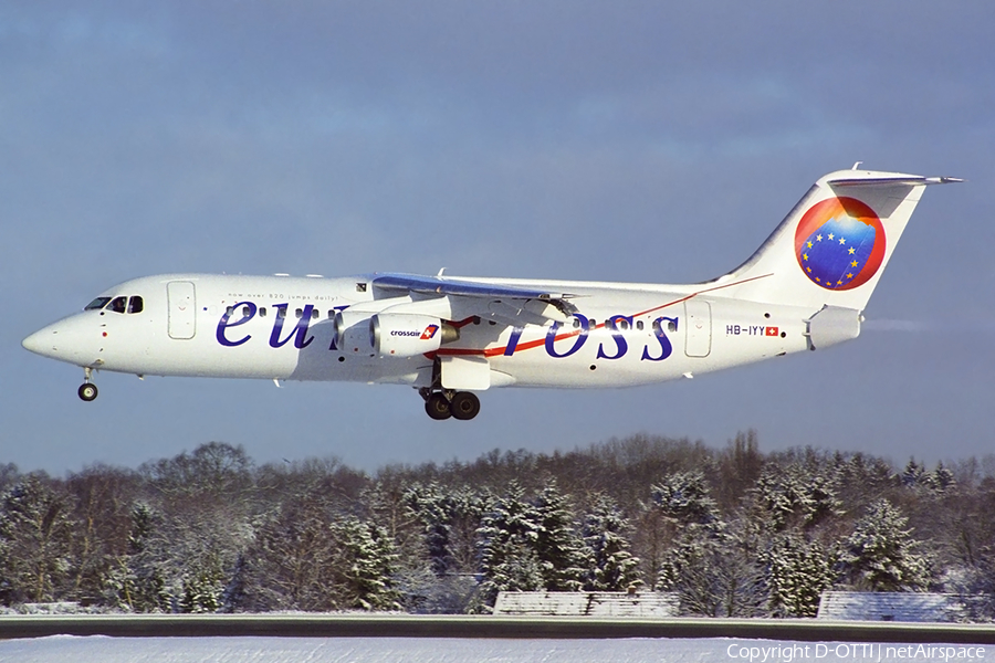 Crossair BAe Systems BAe-146-RJ100 (HB-IYY) | Photo 384113