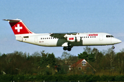 Swiss International Airlines BAe Systems BAe-146-RJ100 (HB-IYY) at  Hamburg - Fuhlsbuettel (Helmut Schmidt), Germany