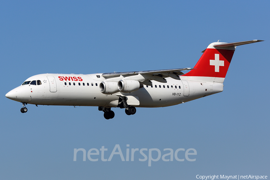 Swiss International Airlines BAe Systems BAe-146-RJ100 (HB-IYZ) | Photo 178776
