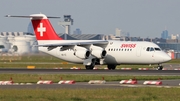 Swiss International Airlines BAe Systems BAe-146-RJ100 (HB-IYZ) at  Frankfurt am Main, Germany