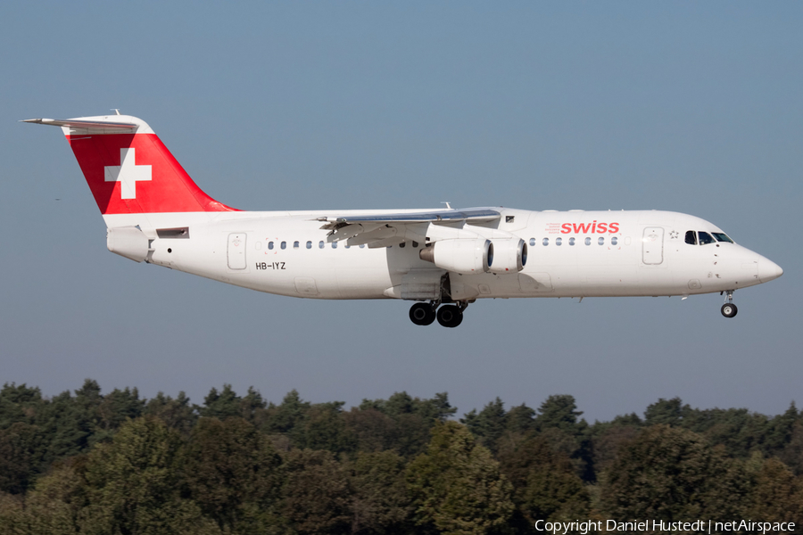 Swiss International Airlines BAe Systems BAe-146-RJ100 (HB-IYZ) | Photo 529665