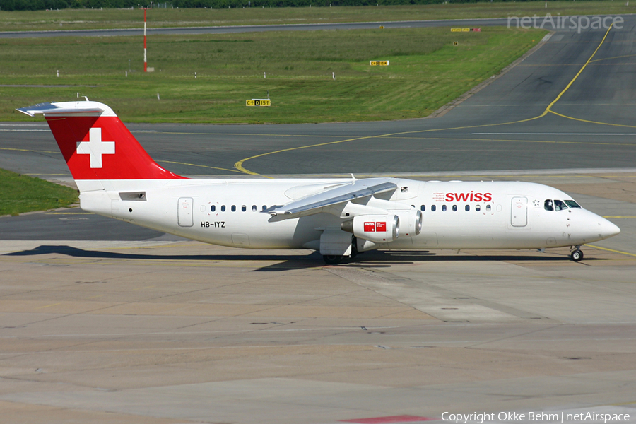 Swiss International Airlines BAe Systems BAe-146-RJ100 (HB-IYZ) | Photo 50133