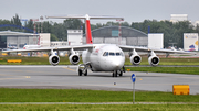 Swiss International Airlines BAe Systems BAe-146-RJ100 (HB-IYZ) at  Warsaw - Frederic Chopin International, Poland