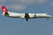 SkyWork Airlines SAAB 2000 (HB-IZB) at  Amsterdam - Schiphol, Netherlands