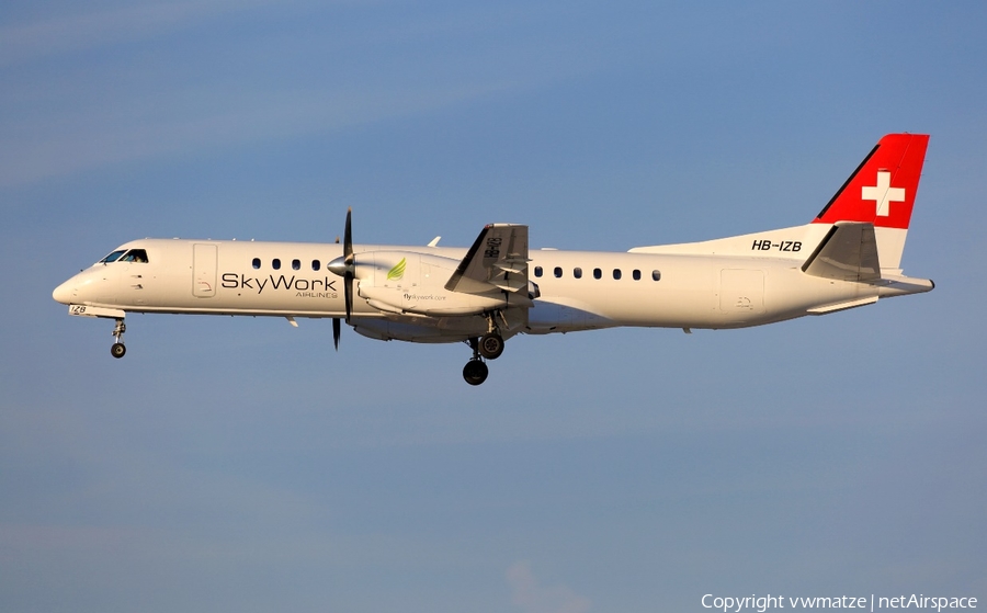 SkyWork Airlines SAAB 2000 (HB-IZB) | Photo 168938