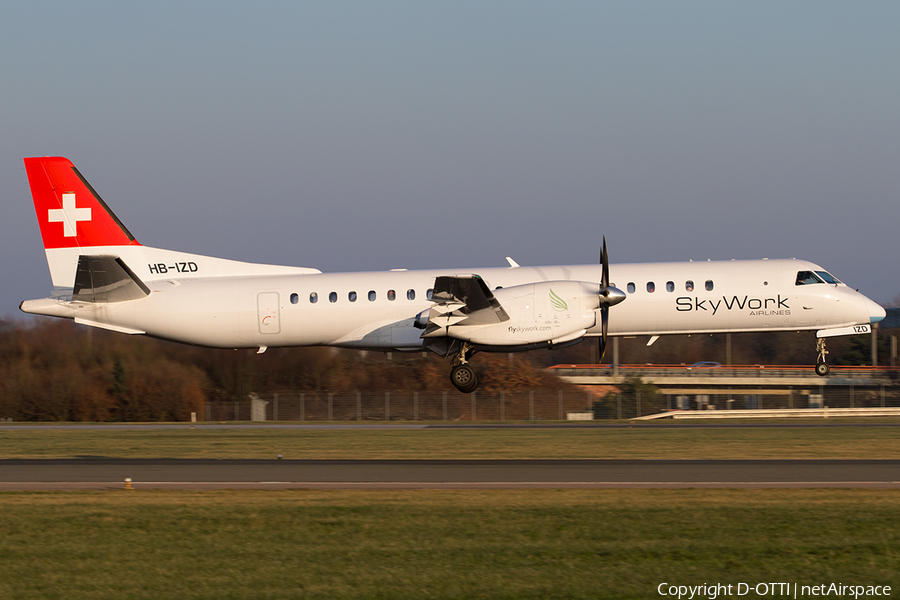 SkyWork Airlines SAAB 2000 (HB-IZD) | Photo 211237