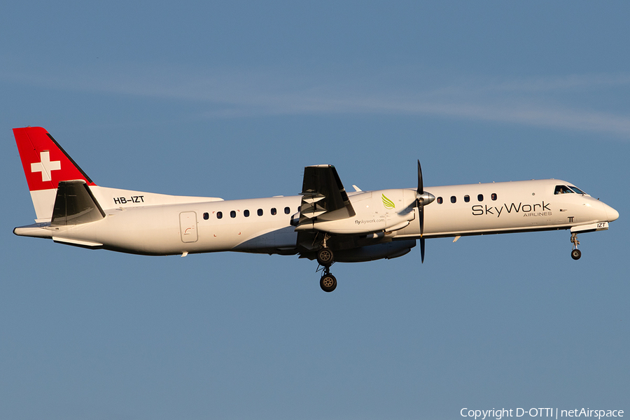 SkyWork Airlines SAAB 2000 (HB-IZT) | Photo 254651