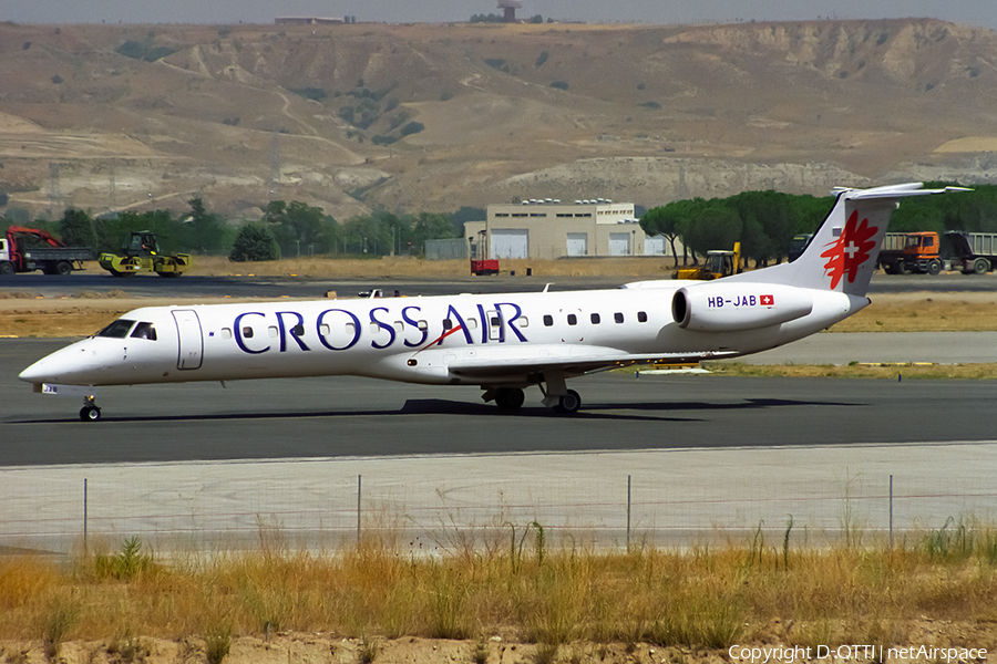 Crossair Embraer ERJ-145LR (HB-JAB) | Photo 492850