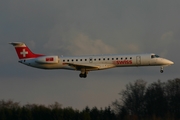 Swiss International Airlines Embraer ERJ-145LU (HB-JAV) at  Luxembourg - Findel, Luxembourg