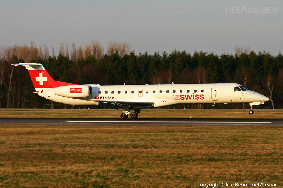 Swiss International Airlines Embraer ERJ-145LU (HB-JAW) | Photo 38733