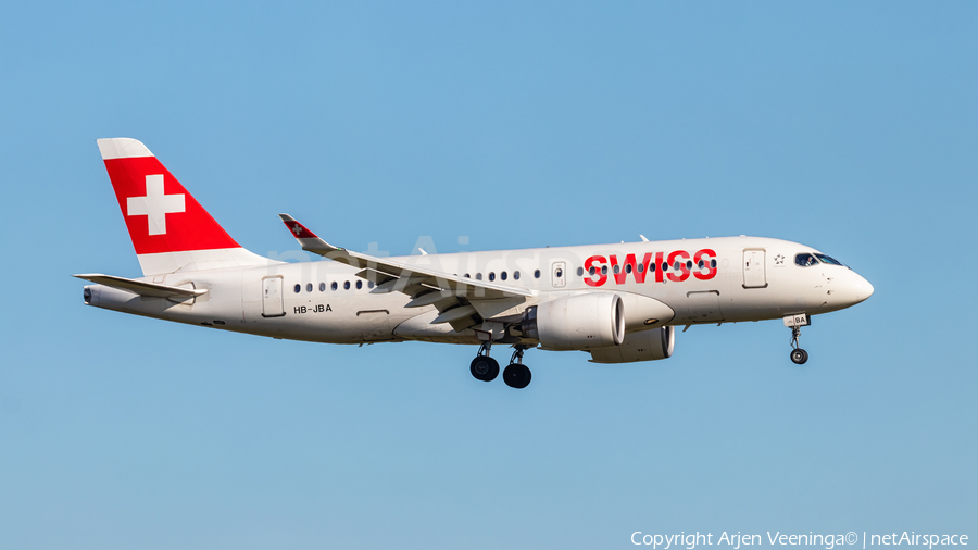 Swiss International Airlines Airbus A220-100 (HB-JBA) | Photo 482094