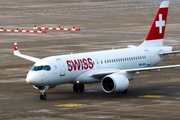 Swiss International Airlines Airbus A220-100 (HB-JBA) at  Berlin Brandenburg, Germany