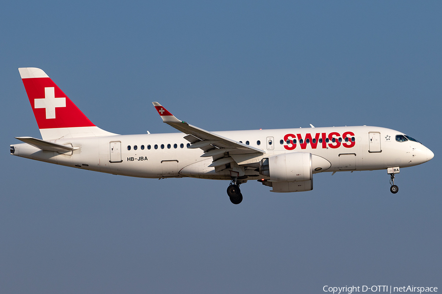 Swiss International Airlines Airbus A220-100 (HB-JBA) | Photo 398210