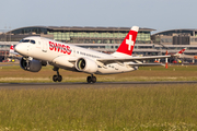 Swiss International Airlines Airbus A220-100 (HB-JBA) at  Hamburg - Fuhlsbuettel (Helmut Schmidt), Germany