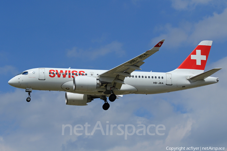 Swiss International Airlines Airbus A220-100 (HB-JBA) | Photo 454179
