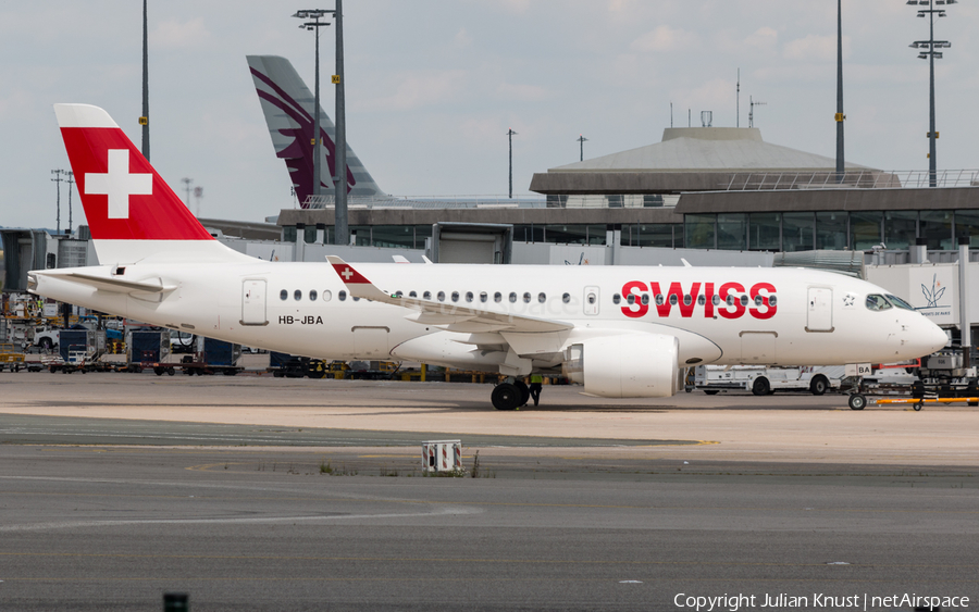 Swiss International Airlines Airbus A220-100 (HB-JBA) | Photo 115991