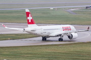 Swiss International Airlines Airbus A220-100 (HB-JBA) at  Hamburg - Fuhlsbuettel (Helmut Schmidt), Germany