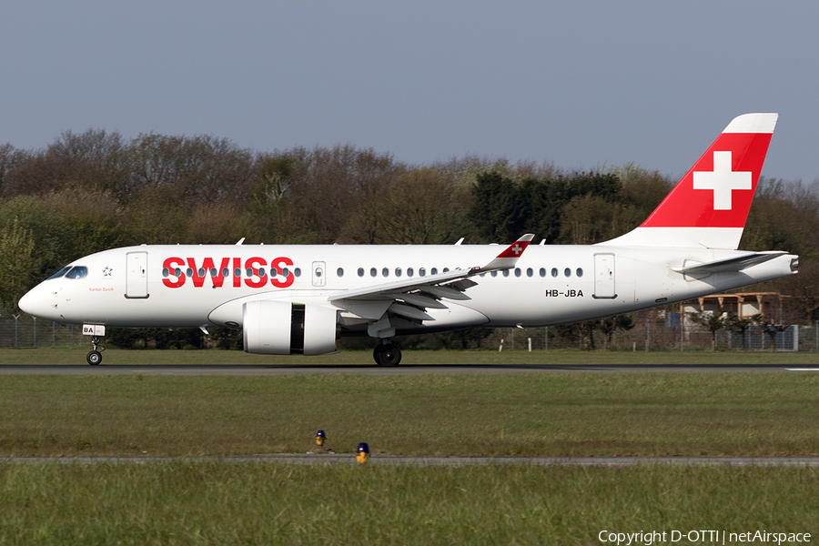 Swiss International Airlines Airbus A220-100 (HB-JBA) | Photo 159318