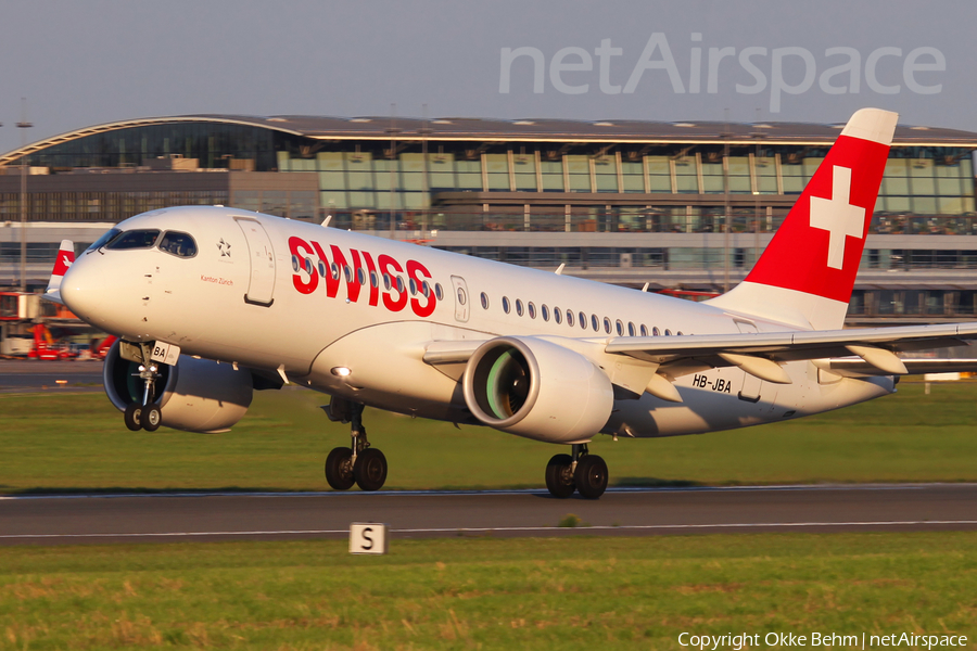 Swiss International Airlines Airbus A220-100 (HB-JBA) | Photo 176781