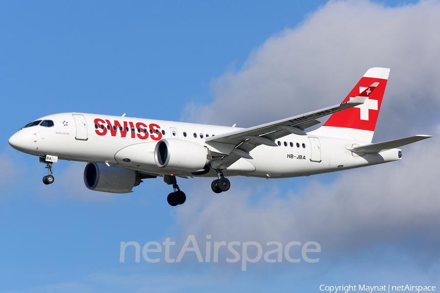 Swiss International Airlines Airbus A220-100 (HB-JBA) | Photo 211186