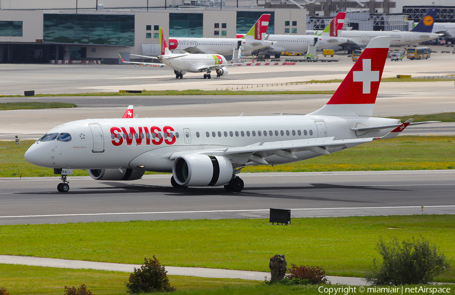 Swiss International Airlines Airbus A220-100 (HB-JBA) | Photo 238070