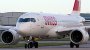 Swiss International Airlines Airbus A220-100 (HB-JBA) at  Manchester - International (Ringway), United Kingdom