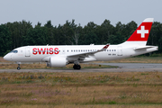 Swiss International Airlines Airbus A220-100 (HB-JBA) at  Schwerin-Parchim, Germany