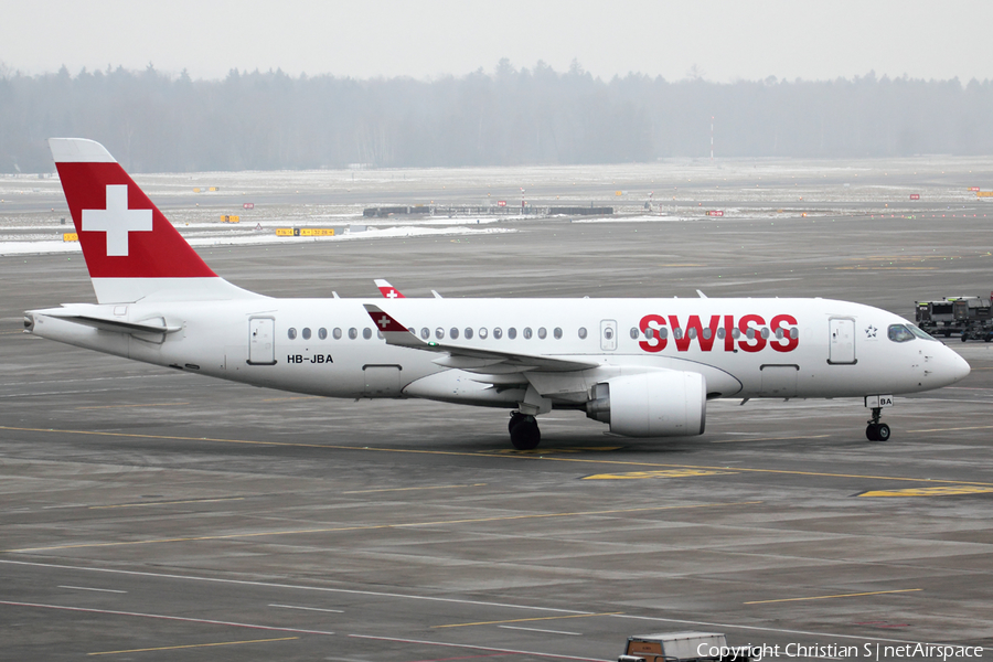Swiss International Airlines Airbus A220-100 (HB-JBA) | Photo 141530
