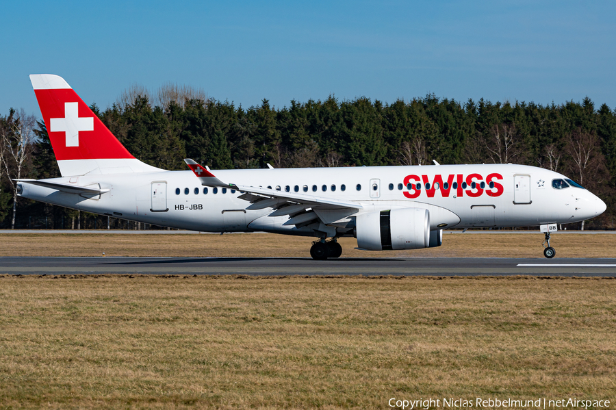 Swiss International Airlines Airbus A220-100 (HB-JBB) | Photo 431790