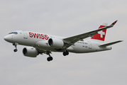 Swiss International Airlines Airbus A220-100 (HB-JBB) at  London - Heathrow, United Kingdom