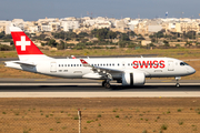 Swiss International Airlines Airbus A220-100 (HB-JBB) at  Luqa - Malta International, Malta