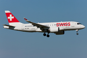 Swiss International Airlines Airbus A220-100 (HB-JBB) at  Zurich - Kloten, Switzerland