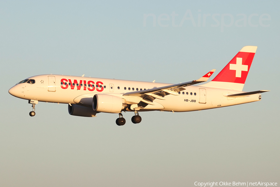 Swiss International Airlines Airbus A220-100 (HB-JBB) | Photo 132820