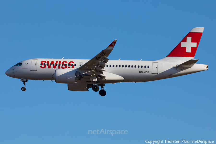 Swiss International Airlines Airbus A220-100 (HB-JBB) | Photo 171956