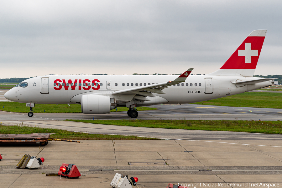 Swiss International Airlines Airbus A220-100 (HB-JBC) | Photo 404024