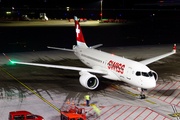 Swiss International Airlines Airbus A220-100 (HB-JBC) at  Hamburg - Fuhlsbuettel (Helmut Schmidt), Germany