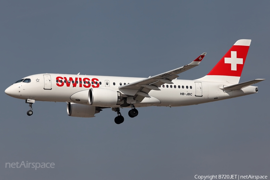 Swiss International Airlines Airbus A220-100 (HB-JBC) | Photo 150517