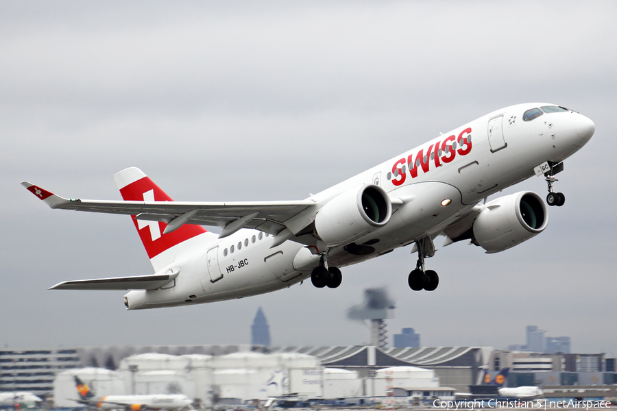 Swiss International Airlines Airbus A220-100 (HB-JBC) | Photo 215602