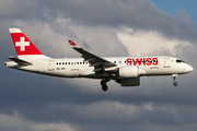 Swiss International Airlines Airbus A220-100 (HB-JBC) at  Hamburg - Fuhlsbuettel (Helmut Schmidt), Germany