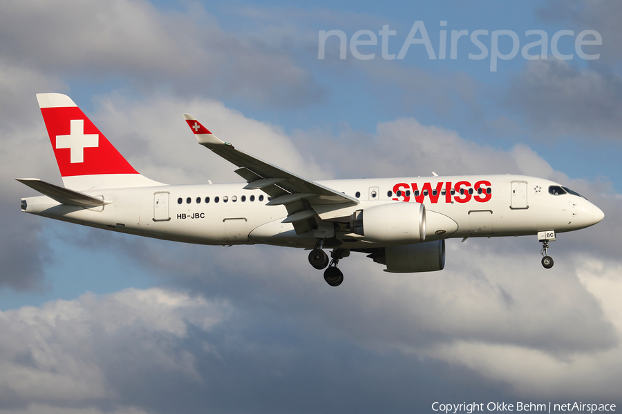 Swiss International Airlines Airbus A220-100 (HB-JBC) | Photo 175828