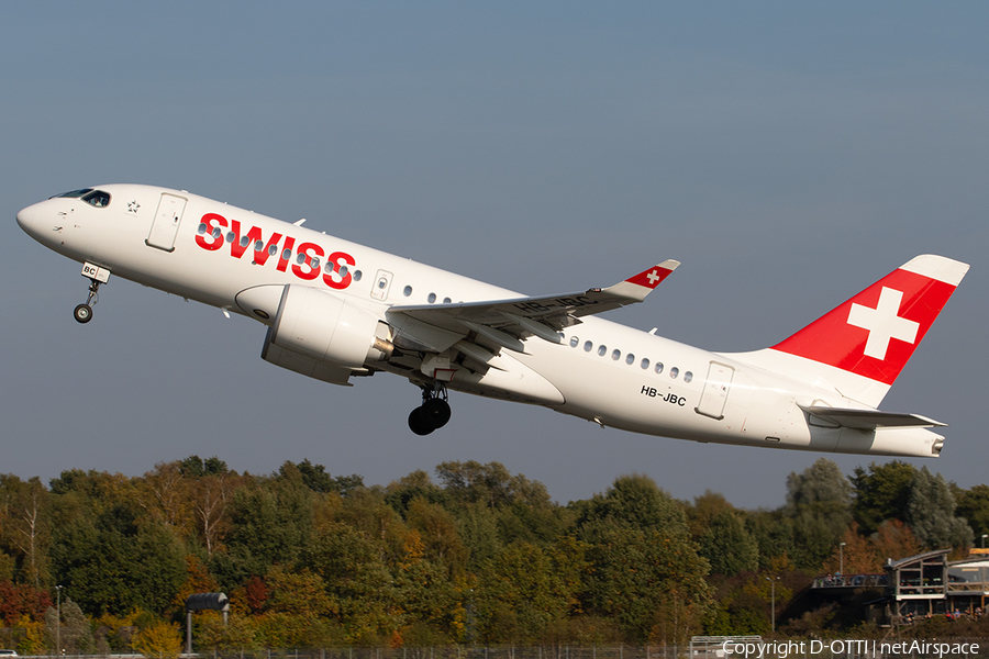 Swiss International Airlines Airbus A220-100 (HB-JBC) | Photo 267777