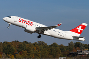 Swiss International Airlines Airbus A220-100 (HB-JBC) at  Hamburg - Fuhlsbuettel (Helmut Schmidt), Germany