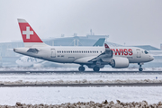 Swiss International Airlines Airbus A220-100 (HB-JBC) at  Leipzig/Halle - Schkeuditz, Germany