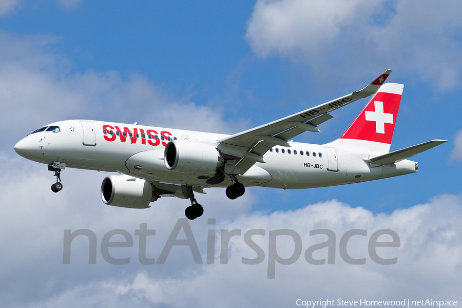Swiss International Airlines Airbus A220-100 (HB-JBC) | Photo 168710