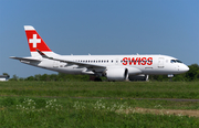Swiss International Airlines Airbus A220-100 (HB-JBC) at  Luxembourg - Findel, Luxembourg