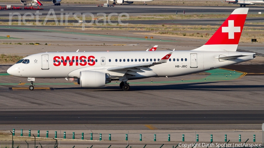 Swiss International Airlines Airbus A220-100 (HB-JBC) | Photo 180753