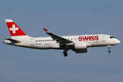 Swiss International Airlines Airbus A220-100 (HB-JBD) at  Hamburg - Fuhlsbuettel (Helmut Schmidt), Germany