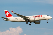 Swiss International Airlines Airbus A220-100 (HB-JBD) at  Hamburg - Fuhlsbuettel (Helmut Schmidt), Germany