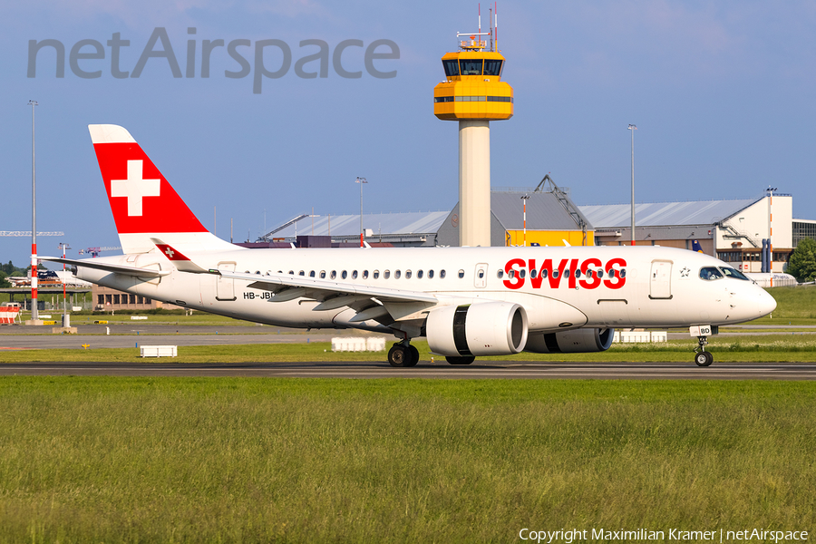 Swiss International Airlines Airbus A220-100 (HB-JBD) | Photo 477097